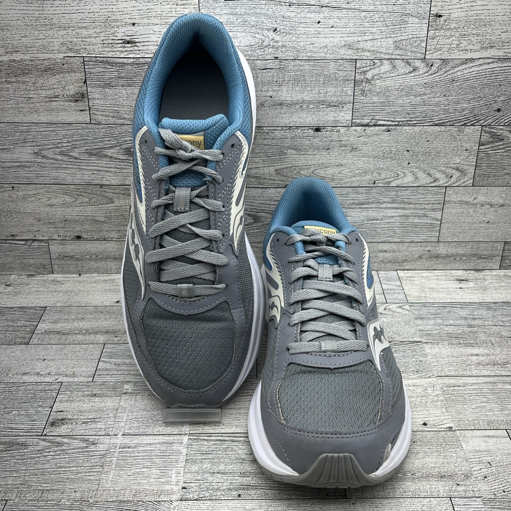 Saucony‎ Cohesion 17 Gray Blue Running Shoes S10943-102 Women Size 9.5